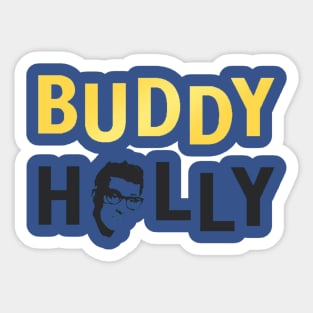 Buddy holly//Vintage for fans Sticker